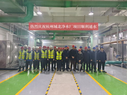 中建八局一公司杭州城北凈水廠(chǎng)項(xiàng)目順利通水
